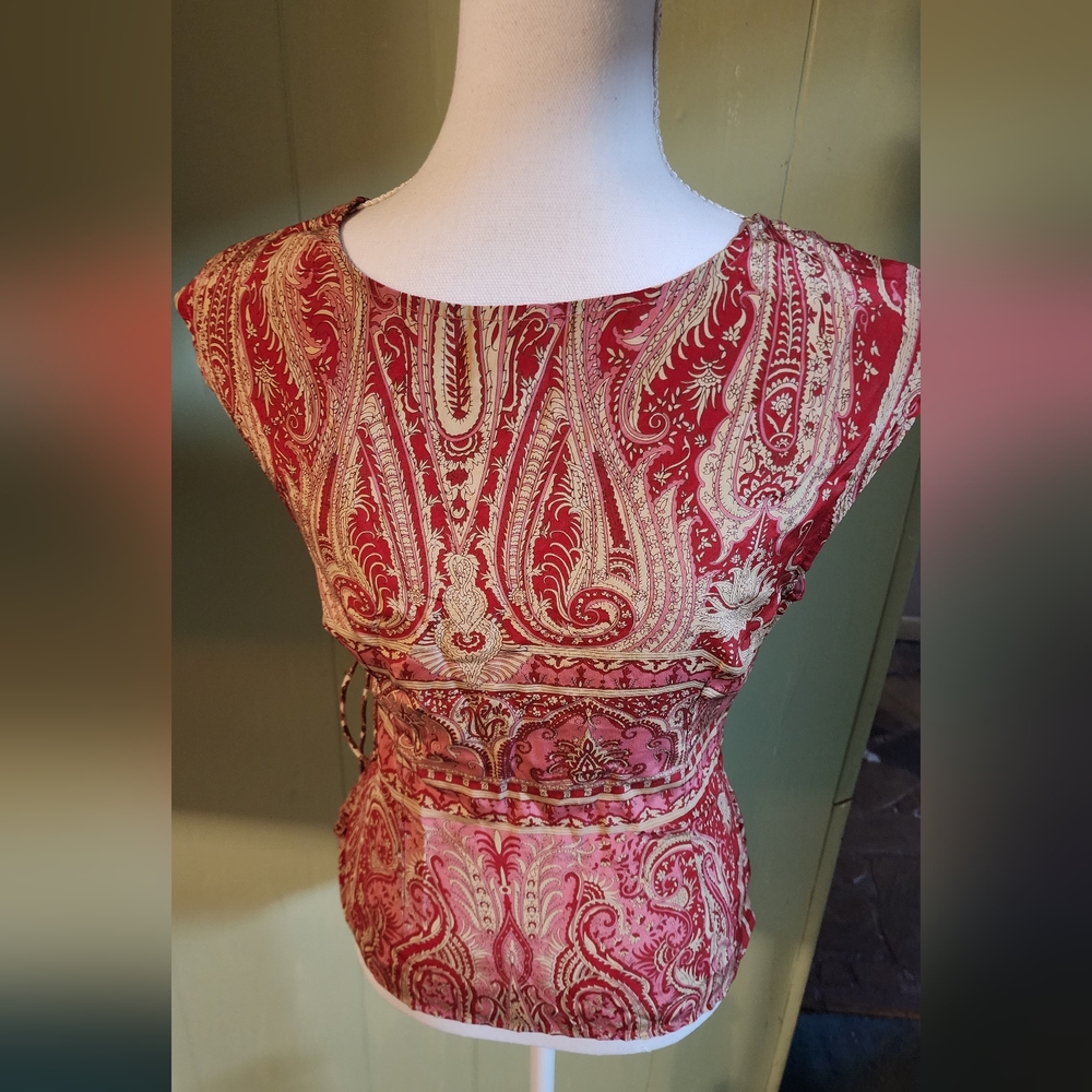 Plenty wrap style blouse medium - Picture 2 of 5